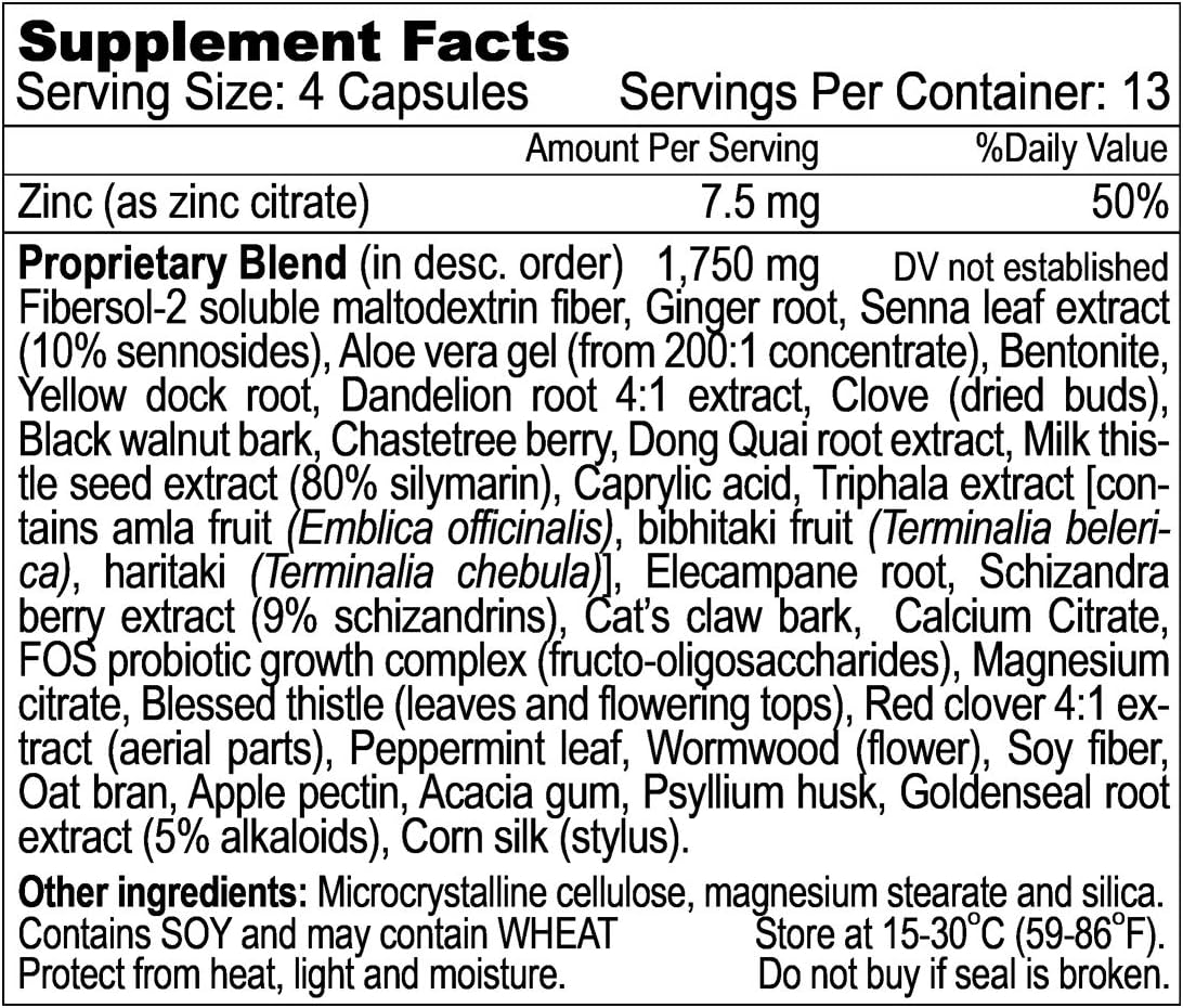 Century Systems The Cleaner 7 Day Detox Bundle – Women's and Men's Formulae, 52 Capsules Each - görsel 3