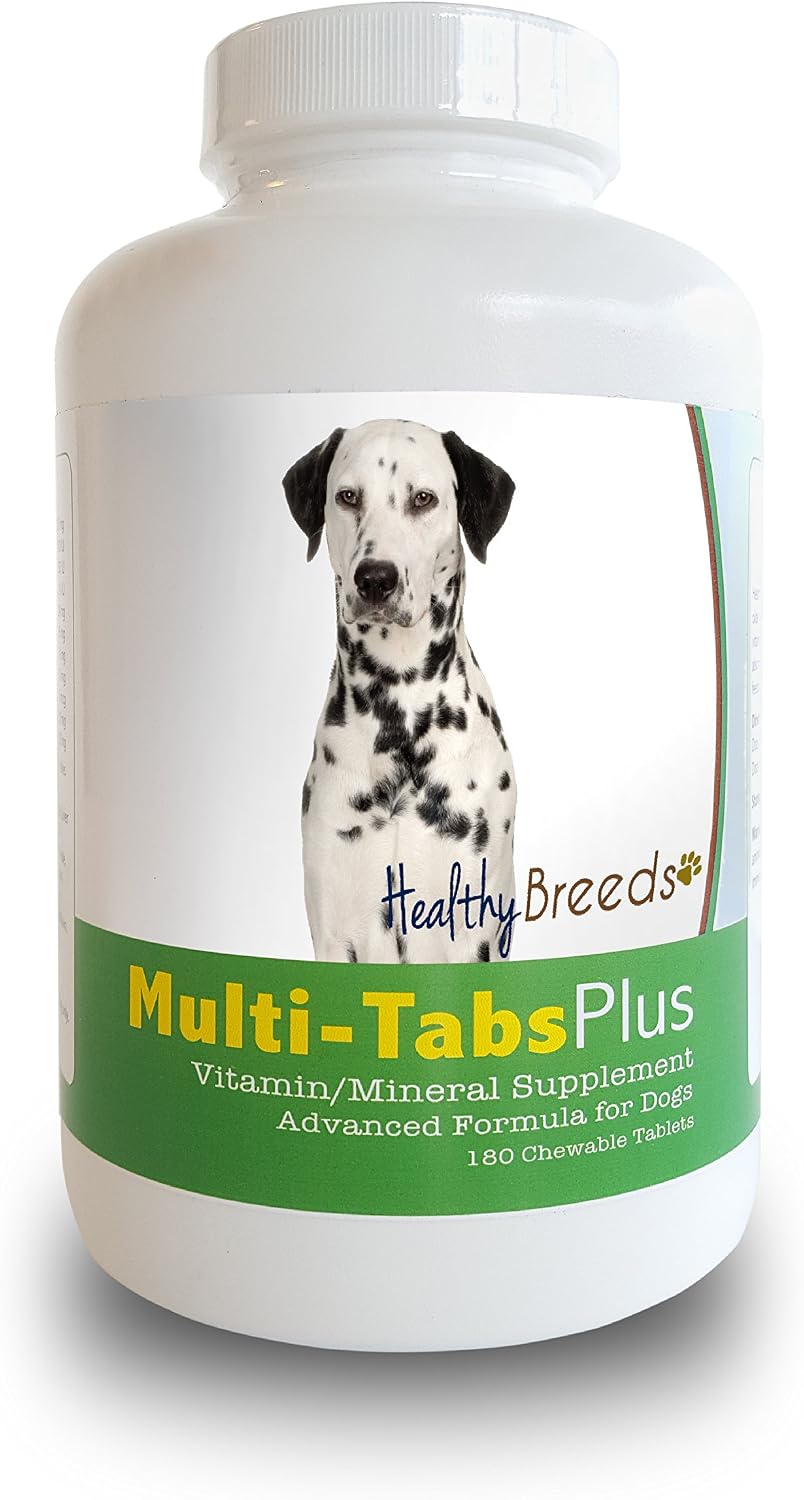 Healthy Breeds Dalmatian Multi-Tabs Plus Chewable Tablets, 180 Count - görsel 1