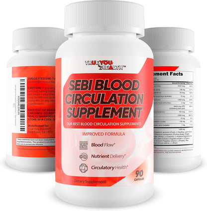 Sebi Blood Circulation Supplement with Iron, Copper, and Magnesium