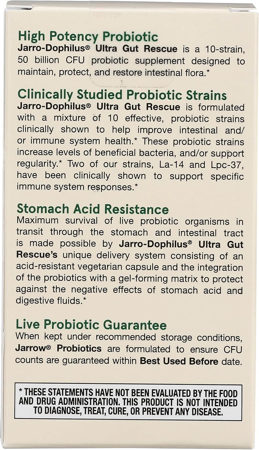 Jarrow Formulae Ultra Dophilus, 60 Capsules - görsel 2