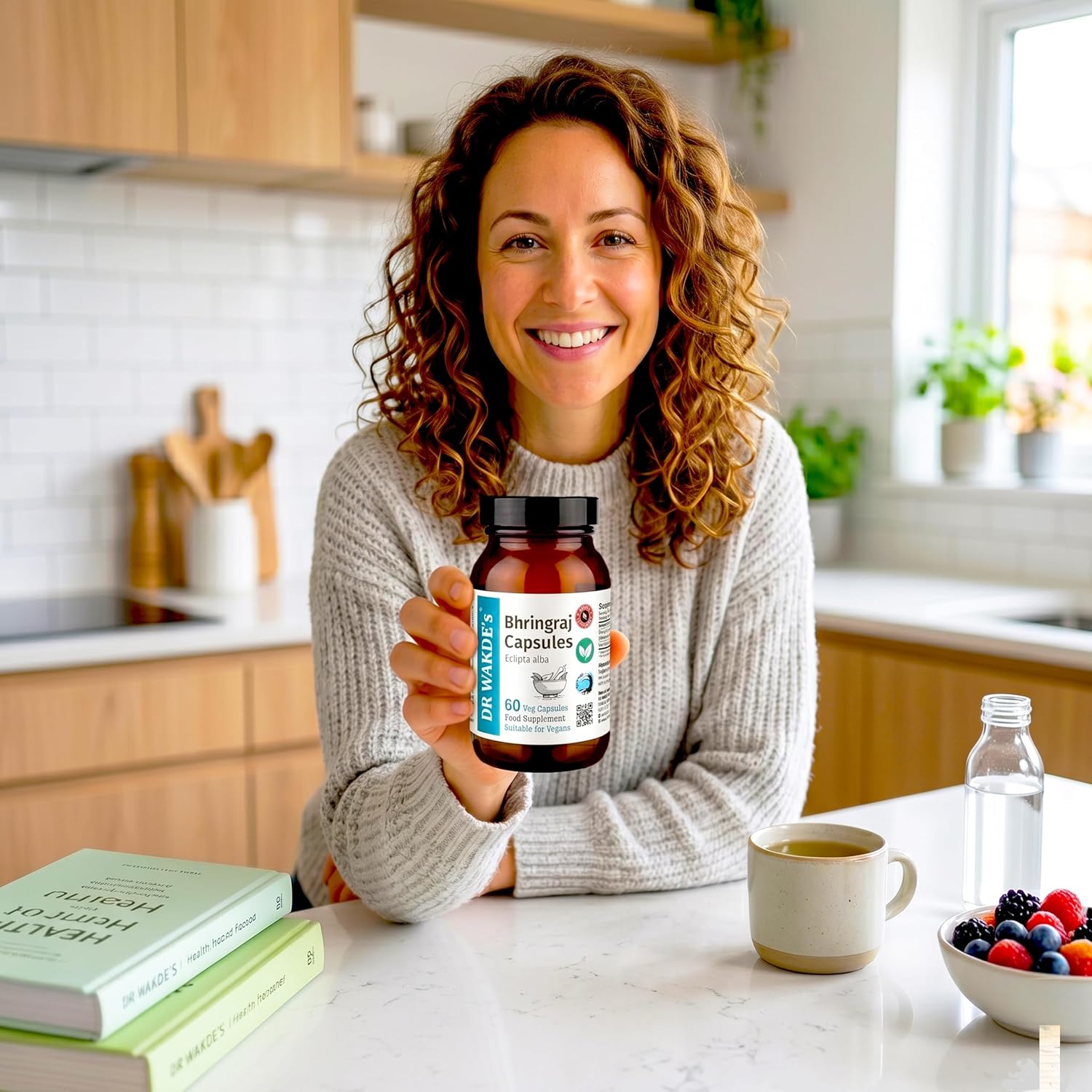 DR WAKDE's Bhringraj Capsules for Hair Growth & Liver Support - görsel 10