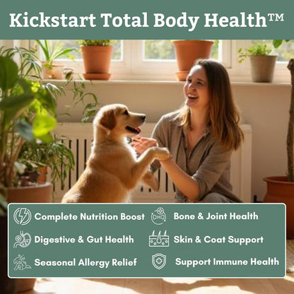 Puppy Vitamins - Dog Multivitamin Powder - Daily Supplement for Home-Prepared Food - All Breeds - 22 Scoops