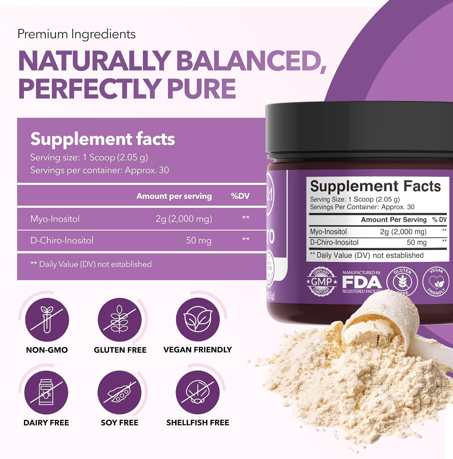 Intimate Rose Inositol Powder for Women - 40:1 Ratio Myo-Inositol & D-Chiro Inositol - görsel 8