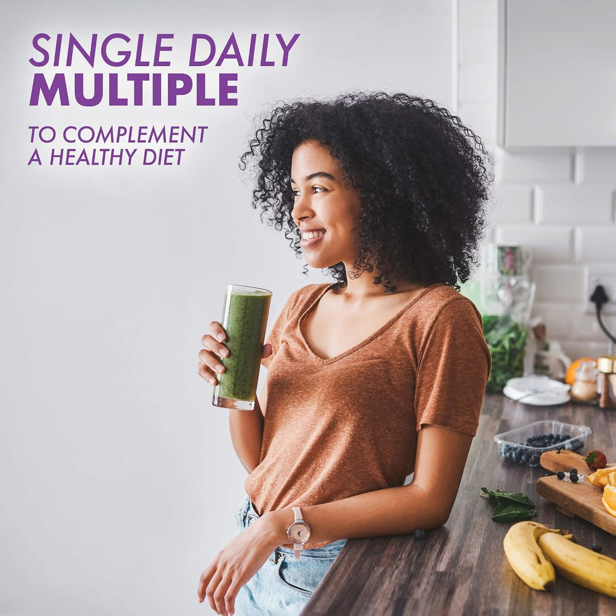 Bluebonnet Nutrition Mult One (with Iron) – Daily Nutritional Support, 30 Vegetable Capsules - görsel 5