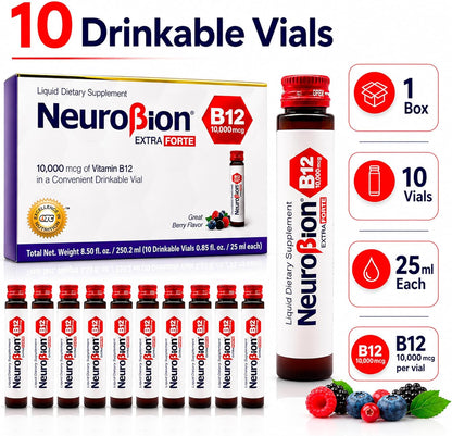 Neurobion Extra Forte B12 10,000 mcg Liquid Food Supplement