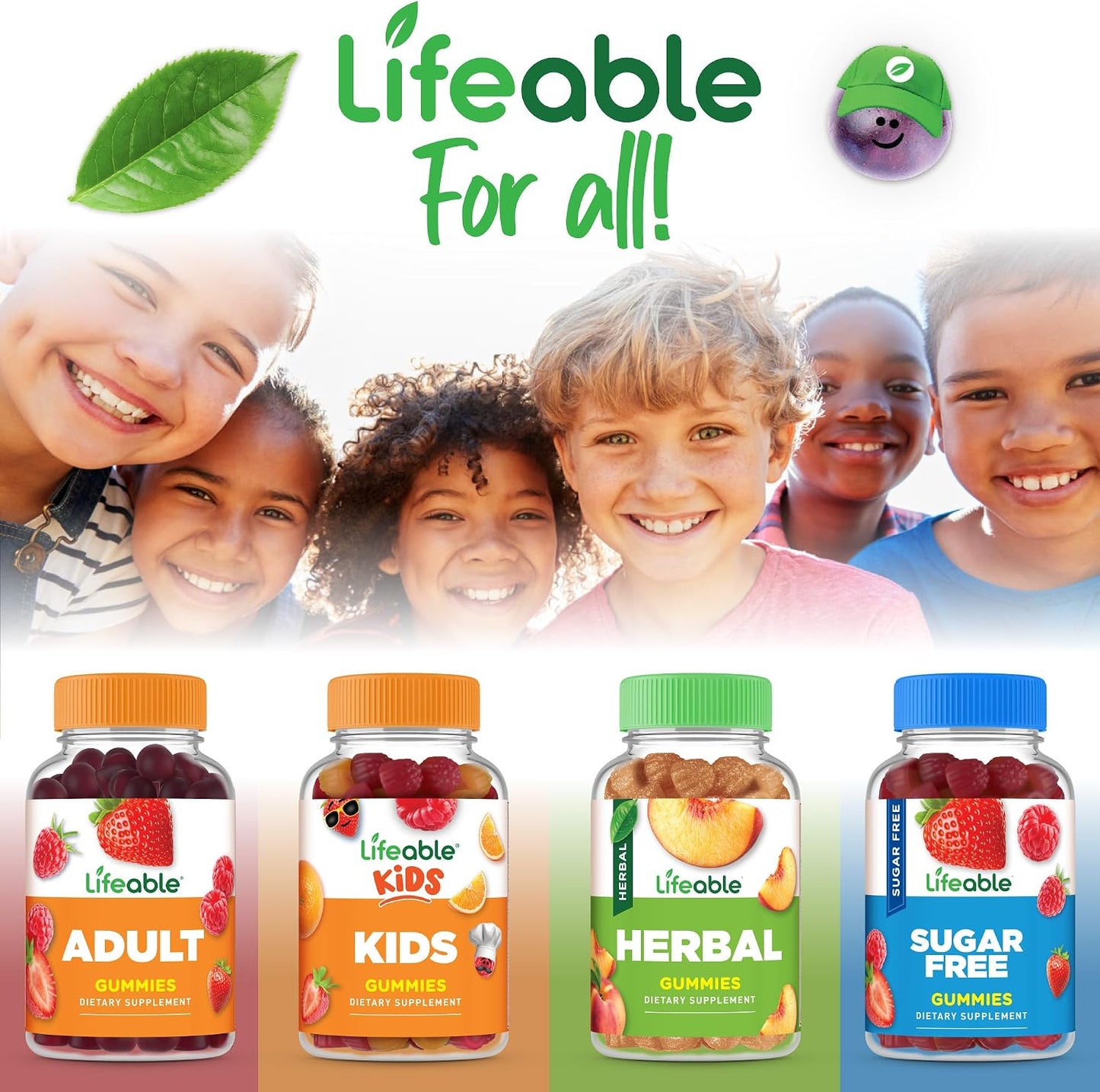 Doctors Finest Kids Multivitamin Gummies - Vegetarian, Non-GMO, 120 Count - görsel 8