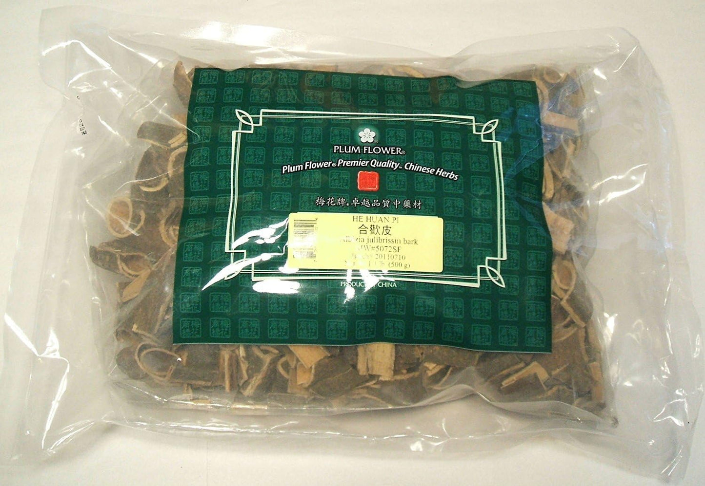 Albizia (Albezia) Julibrissin Bark, cut / He Huan Pi - Bulk Herb 500g - görsel 1