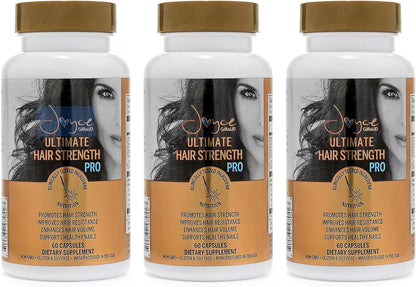 Joyce Giraud Ultimate Hair Strength Supplements 30-Day Supply, Formulated to Support Hair Strength, 60 Capsules