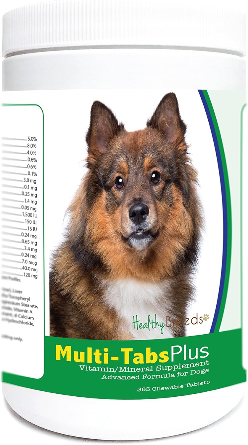 Healthy Breeds Eurasier Multi-Tabs Plus Chewable Tablets 365 Count - görsel 1