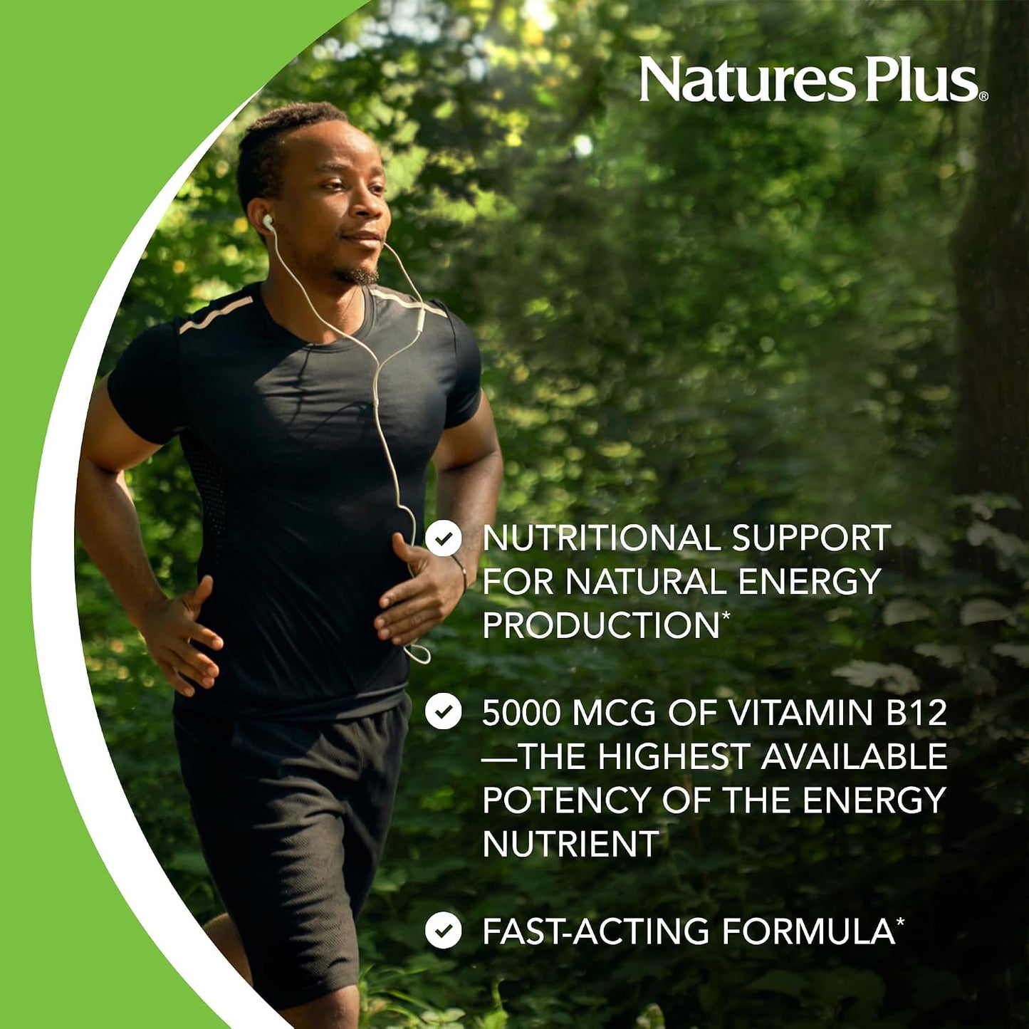 NaturesPlus Shot-O-B12 - 5000 mcg Vitamin B12 - 30 Softgels - görsel 4