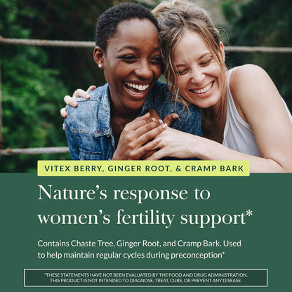 Gaia Herbs Fertility Support - Hormonal Balance Supplement with Chaste Tree (Vitex) - 60 Vegan Liquid Phyto-Caps