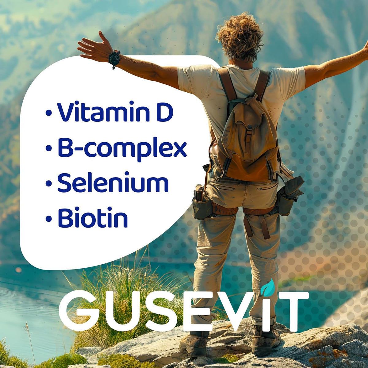 Gusevit 35-in-1 Men's Multivitamin with Vitamins & Antioxidants - 120 Tablets - görsel 2