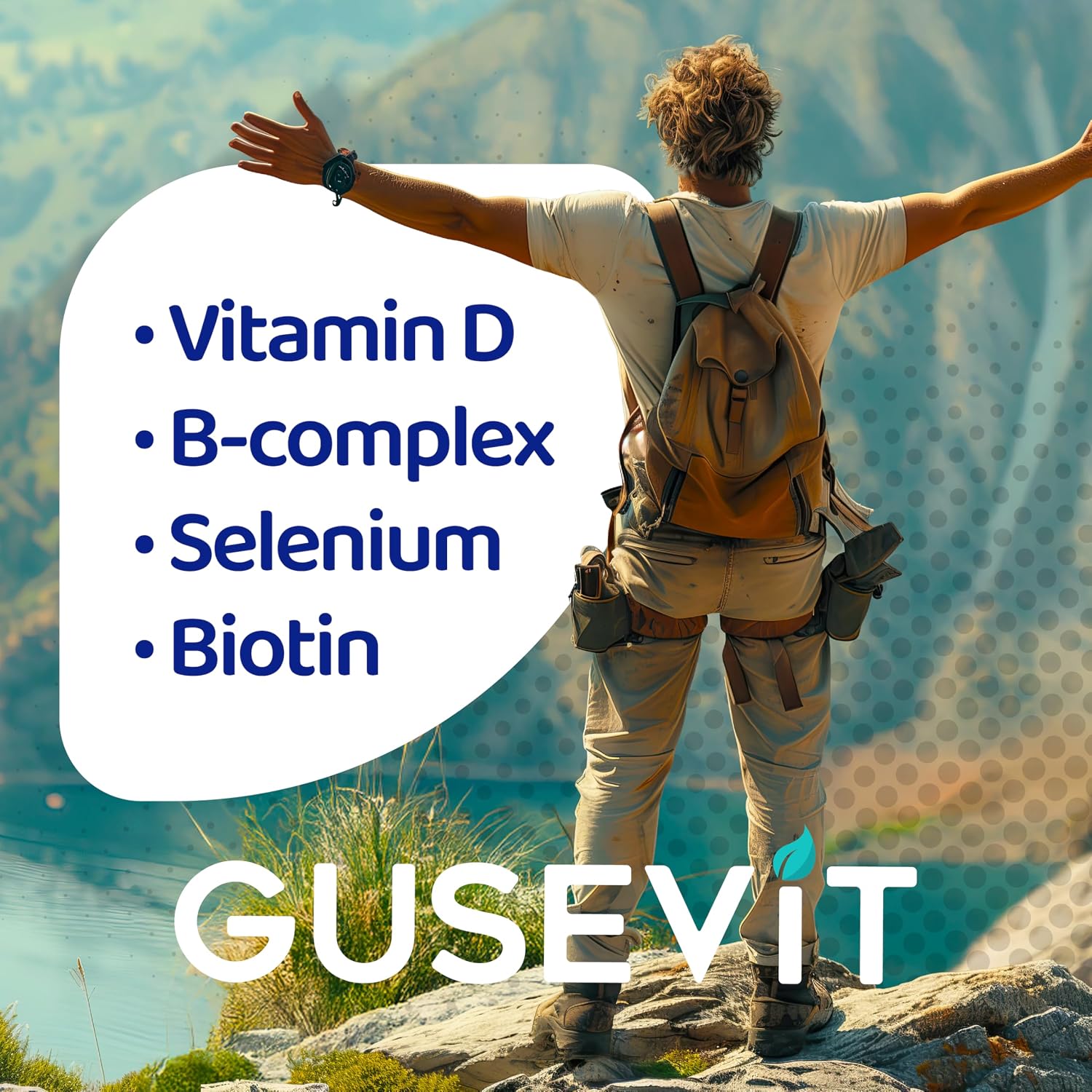 Gusevit 35-in-1 Men's Multivitamin with Vitamins & Antioxidants - 120 Tablets - görsel 2