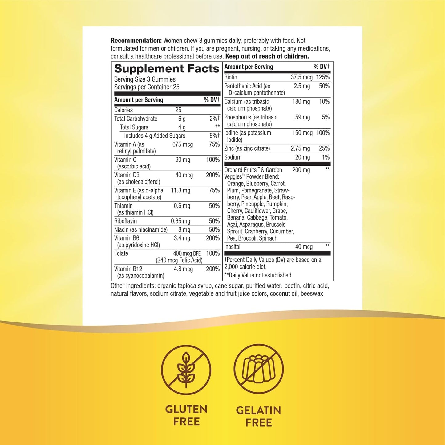 Nature's Way Alive! Premium Women's Gummy Multivitamin - görsel 4