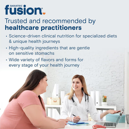 Bariatric Fusion Bariatric Calcium Supplement Chews | Calcium Citrate with Vitamin D3 Bariatric Vitamin | Sugar-Free Chewable | 500mg | Strawberry | 60 Chews