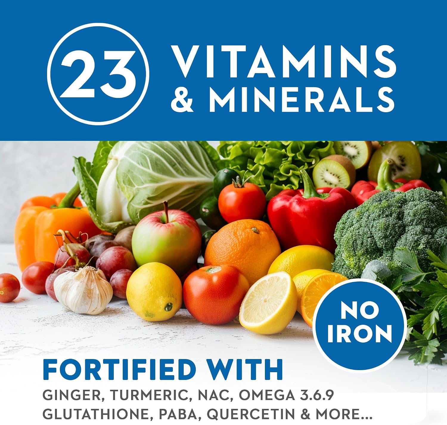 Vitaminerals CombAdult Comprehensive Vitamin & Mineral Formula | Non-GMO | Vegetable Capsules (90) - görsel 2
