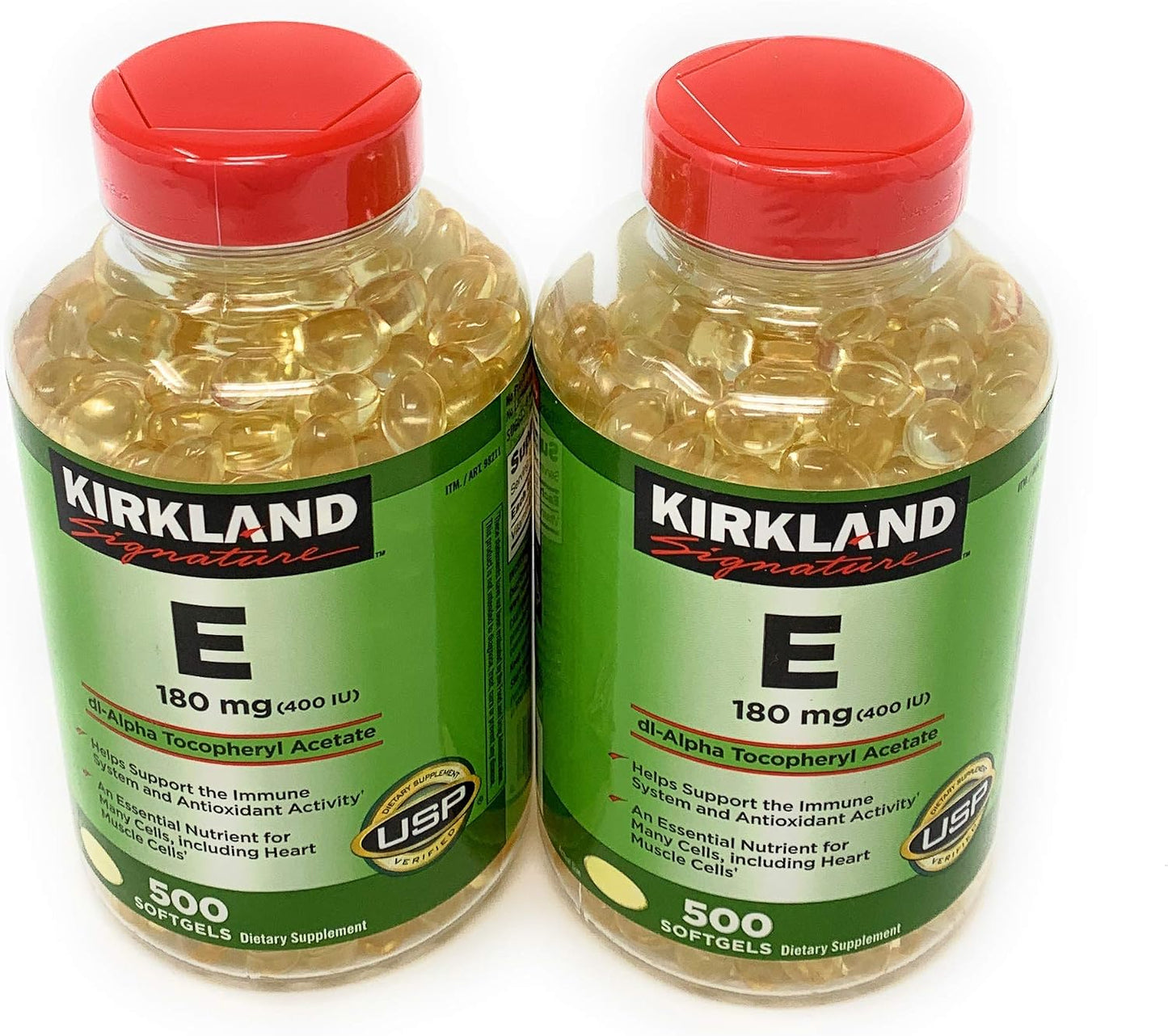 Kirkland Signature Vitamin E 180mg, 500 Softgels - görsel 3