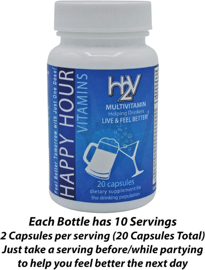 Happy Hour Vitamins – Multivitamin Designed for Better Mornings (10 Servings)