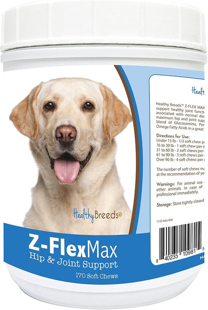 Healthy Breeds Basset Hound Z-Flex Max Hip & Joint Soft Chews (100 Chews)
