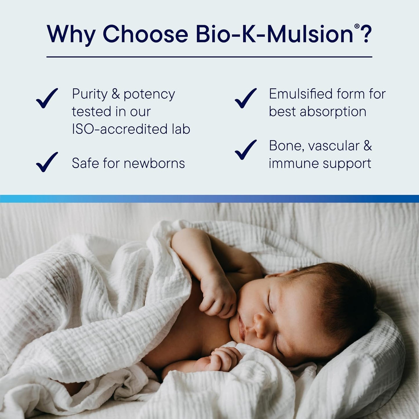 BIOTICS RESEARCH Bio K Mulsion Liquid Vitamin K Drops - 500 mcg per Serving - Vitamin K1 (Phytomenadione) for Adults - Supports Normal Bones & Blood Clotting - 30 ml - görsel 4