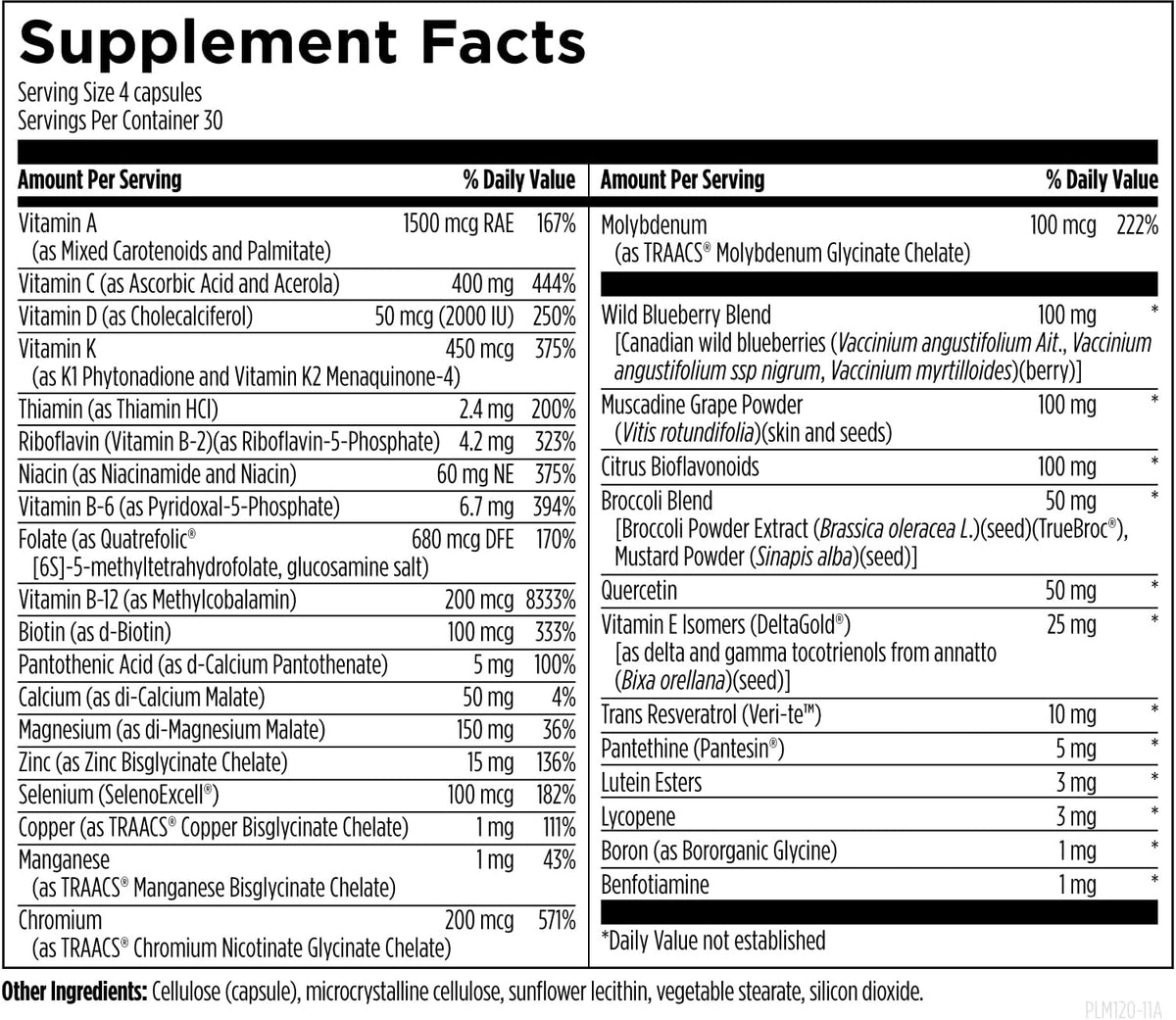 Designs for Health Primal Multi - Paleo-Friendly Multivitamin Supplement, 120 Capsules - görsel 3
