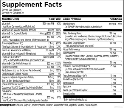 Designs for Health Primal Multi - Paleo-Friendly Multivitamin Supplement, 120 Capsules