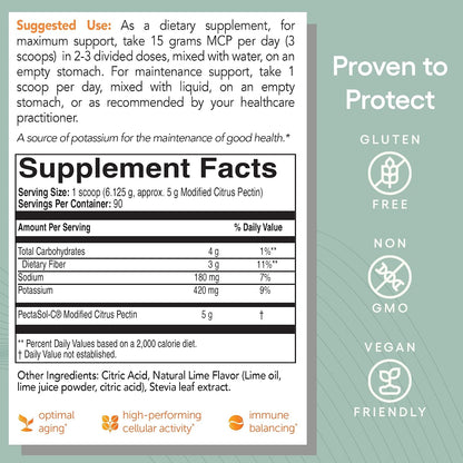 PectaSol Modified Citrus Pectin – 551g Lime Powder