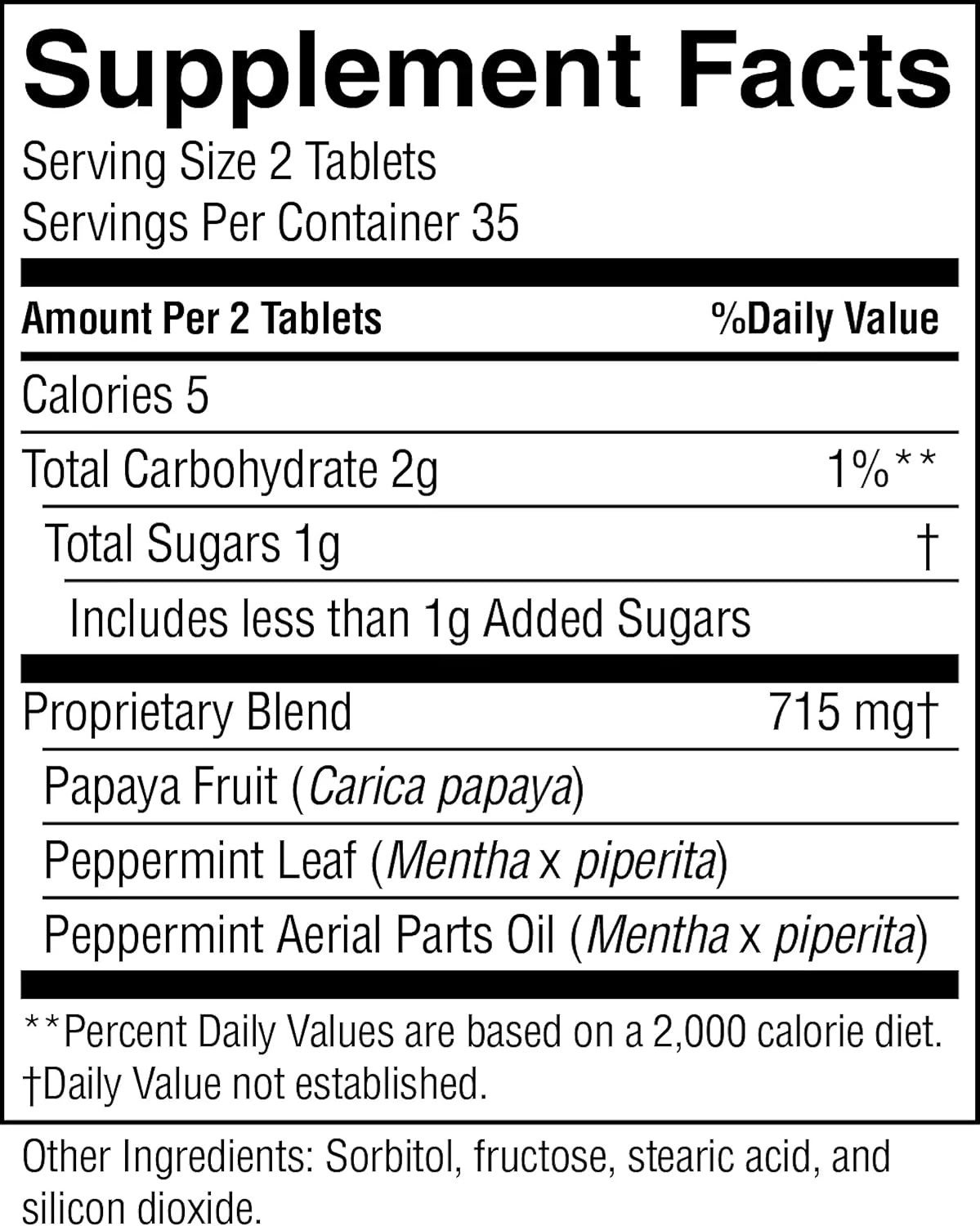 Nature's Sunshine Papaya Mint Chewable Tablets | Digestive Enzyme Supplement with Papain & Peppermint | Supports Digestion & Fresh Breath | 70 Tablets - görsel 6