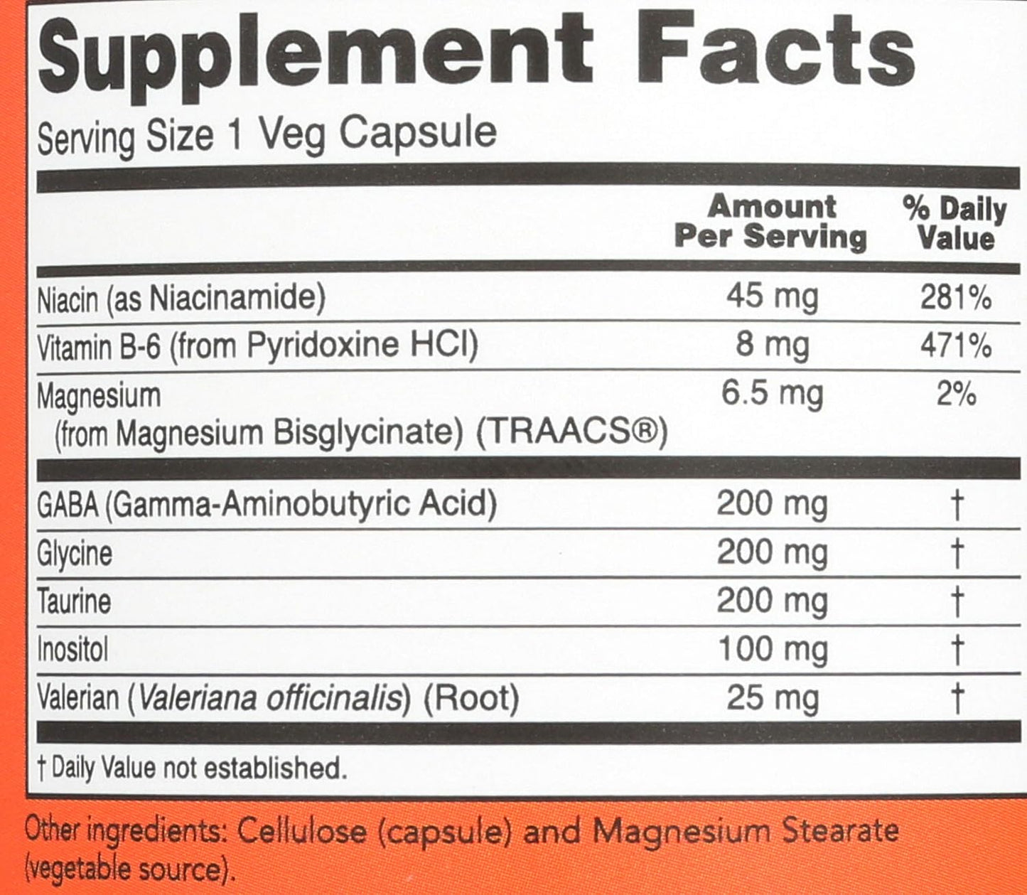 NOW Foods True Calm Amino Relaxer 90 Capsules (Twin Pack) - görsel 3
