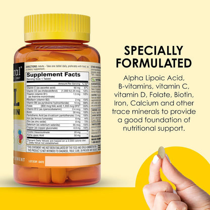 MASON NATURAL Renal Multivitamin with ALA & B Vitamins, 100-Day Supply