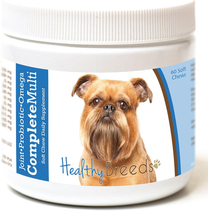 Healthy Breeds Brussels Griffon All-in-One Multivitamin Soft Chews (60 Chews)