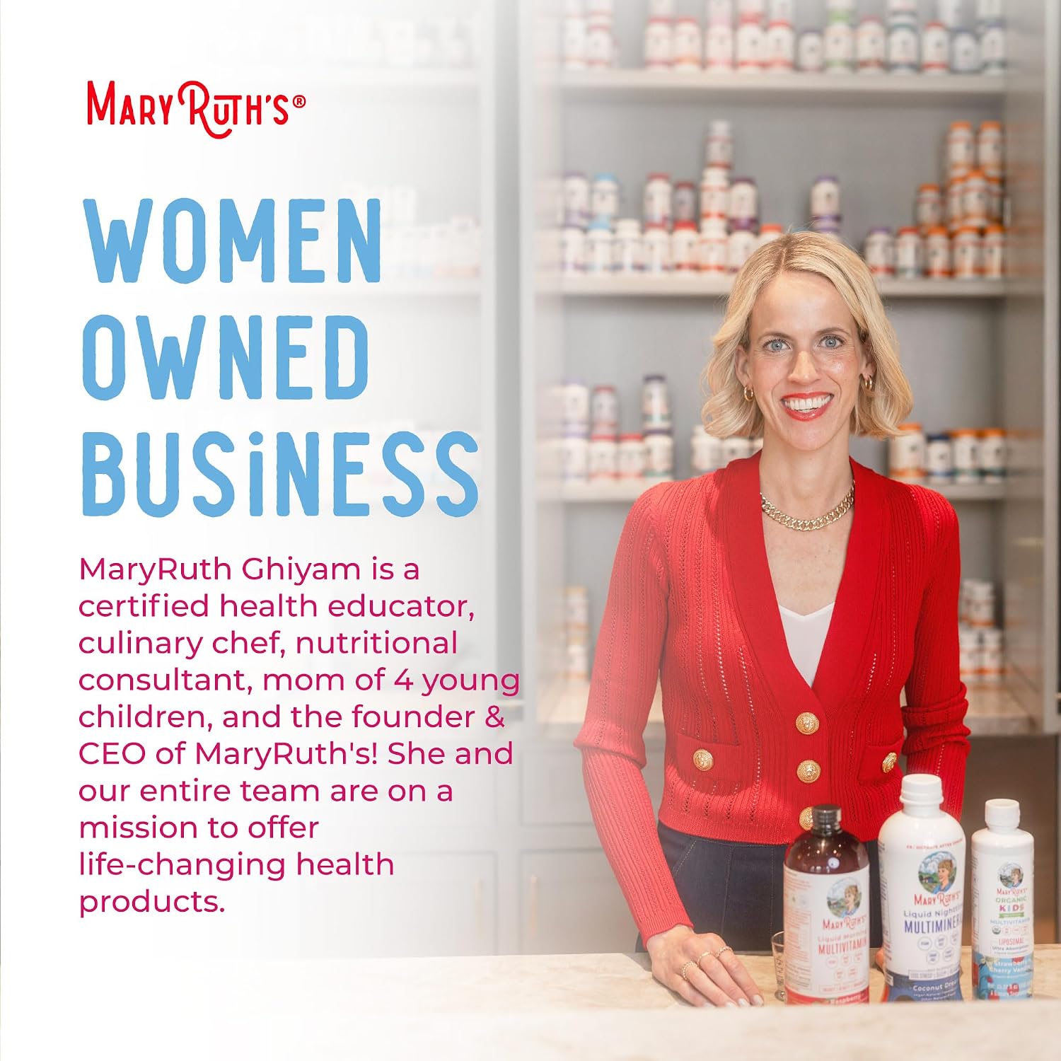 MaryRuth's Multivitamin Liposomal for Women 40+ | 450 ml - görsel 9
