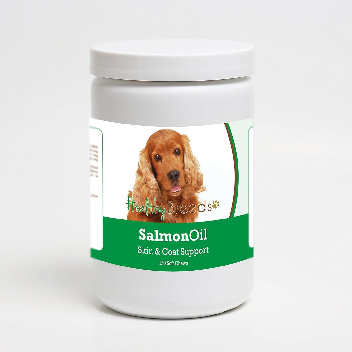 Healthy Breeds Cocker Spaniel Salmon Oil Soft Chews 120 Count - görsel 1