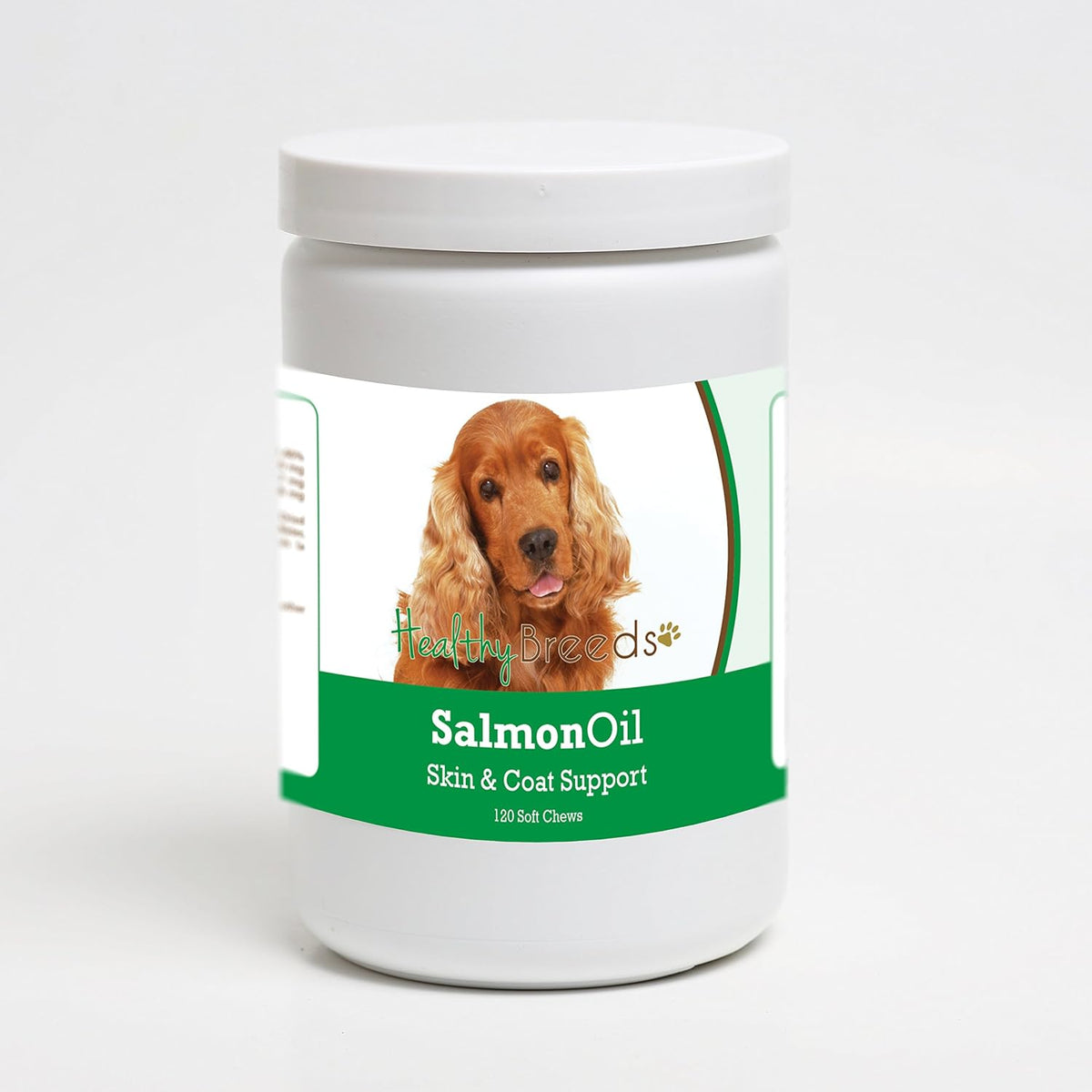 Healthy Breeds Cocker Spaniel Salmon Oil Soft Chews 120 Count - görsel 1