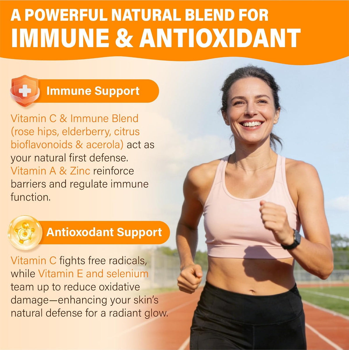 Liposomal Vitamin C Gummies 1000mg for Adults: Vitamin C Chewy Gummy with Zinc, Elderberry, Vitamins A & E - görsel 4