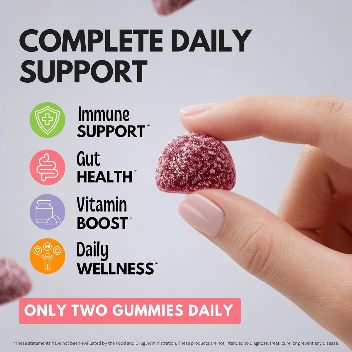 Viteey Multivitamin Gummies 8in1 Immune Support Supplement with Probiotics - görsel 7