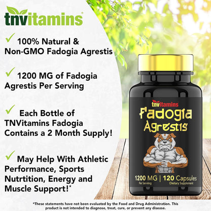 Fadogia Agrestis 1200 mg – 120 Capsules | – Athletic Performance: Traditionally used to support endurance and – Image 3