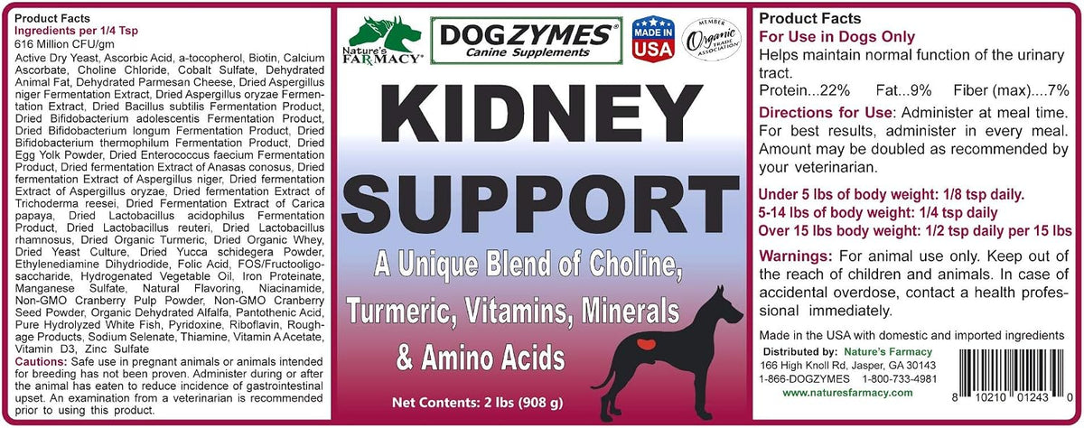 Dogzymes Kidney Support (227 g) - görsel 2