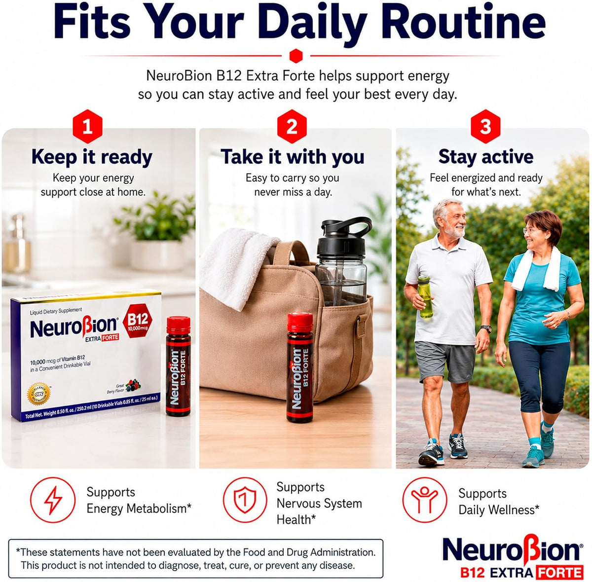 Neurobion Extra Forte B12 10,000 mcg Liquid Food Supplement - görsel 7