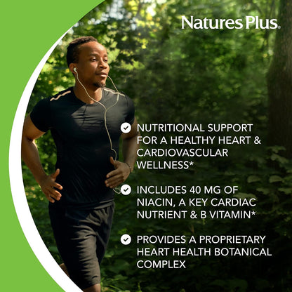 NaturesPlus Heartbeat, 90 Tablets - Dietary Supplement with Vitamins, Minerals & Herbs - Vegetarian, Gluten-free - 30 Servings