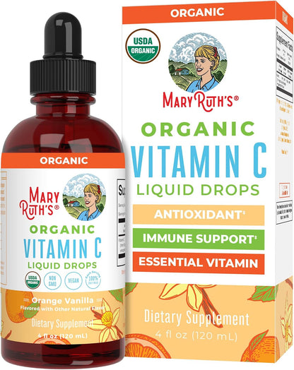 MARYRUTH'S Organic Vitamin C Supplement, Liquid Drops, 118 ml