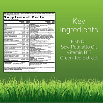 Irwin Naturals Men's Living Green Daily Multivitamin - 120 Liquid Softgels