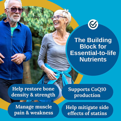 Xtendlife GG Pure for Statin Users – Geranylgeraniol 150mg for CoQ10 Support, Bone, Muscle & Heart Health – 30 Servings