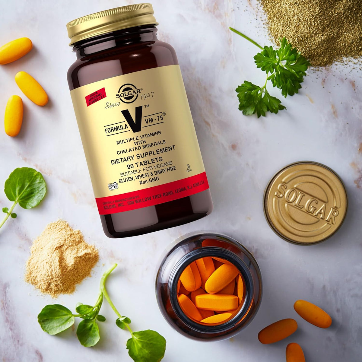 Solgar Formula VM-75 Multivitamin with Chelated Minerals - 90 Tablets - görsel 7