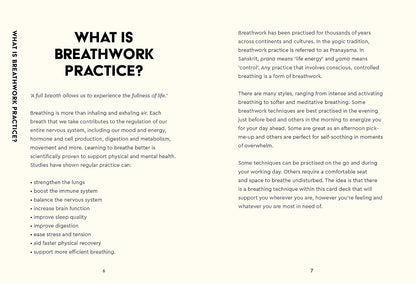 Breath Practice Cards: 50 Breathwork Meditations for Mind, Body & Self