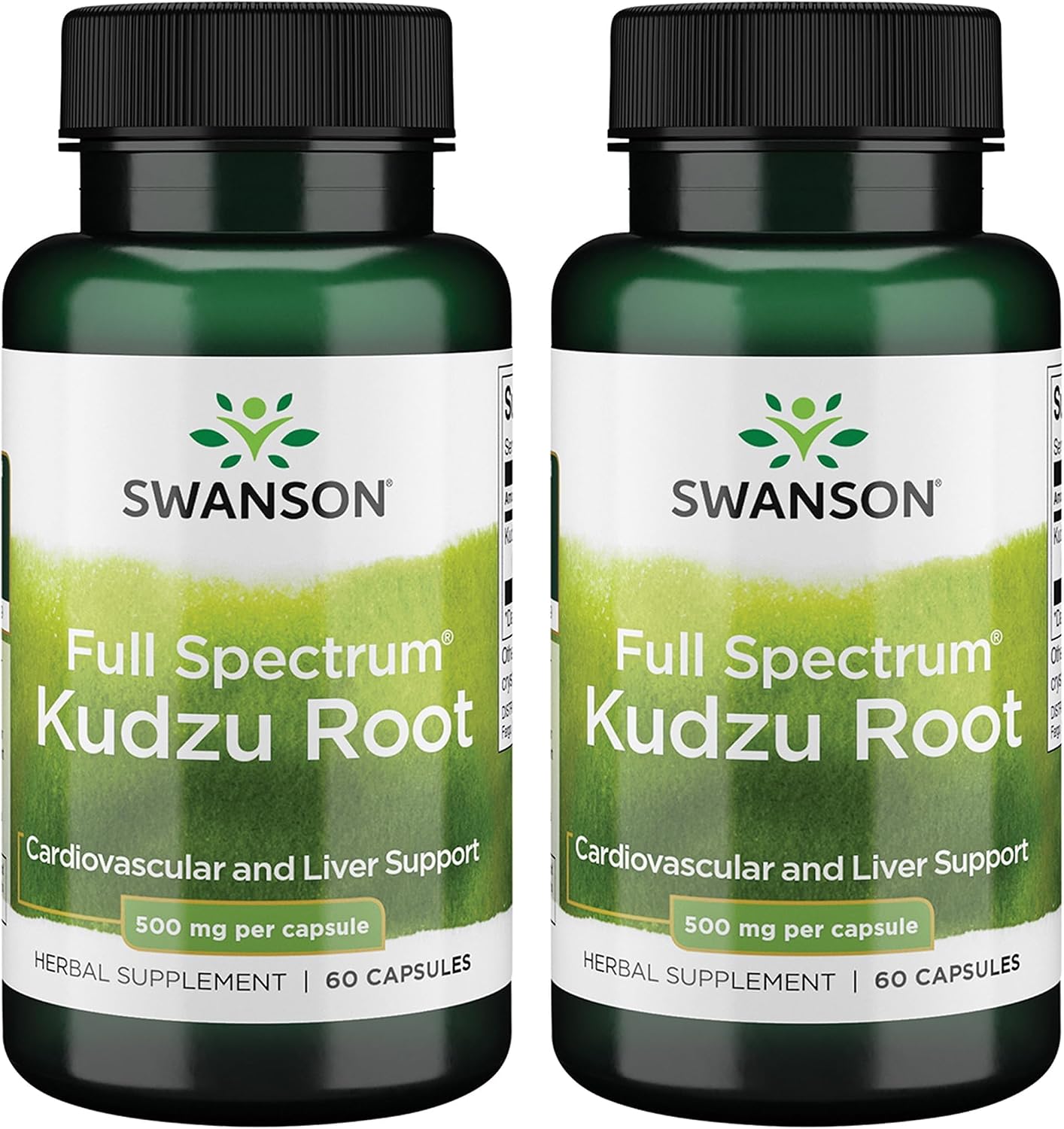 Swanson Full Spectrum Kudzu Root - Herbal Supplement (60 Capsules, 500mg) - 3 Pack - görsel 8