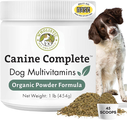 Wholistic Pet Organics Canine Complete - Dog Multivitamin Powder, 1 lb (454 g)