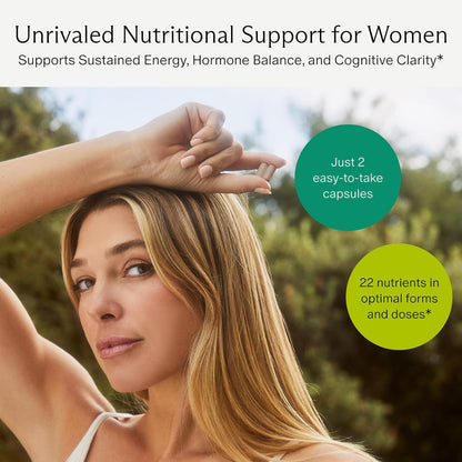 Needed. Multivitamin for Women with 22 Vitamins, Minerals and Antioxidants - Daily Women's Multivitamin - Vitamin B12, B6, D3 4000 IU, Choline, Biotin, Magnesium, Folate and More (60 Count)