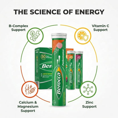 Berocca Performance Effervescent Tablets 60 Tablets Limited Edition Celebration Pack