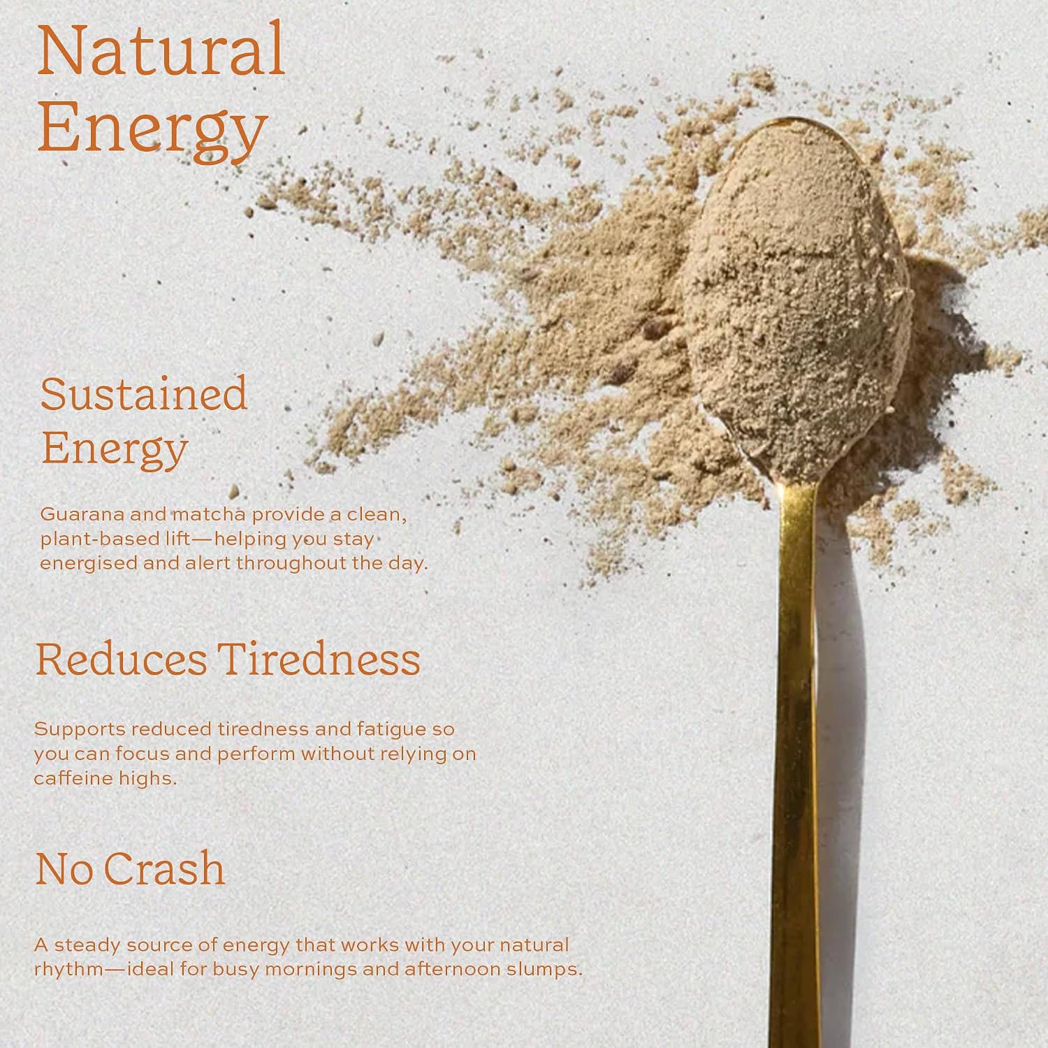 Aduna Organic Energy Superfood Blend - Natural Stir-In Powder with 13 Superfoods, 250g - görsel 9
